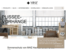 Tablet Screenshot of mhz.de