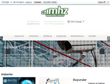 Tablet Screenshot of mhz.com.tr